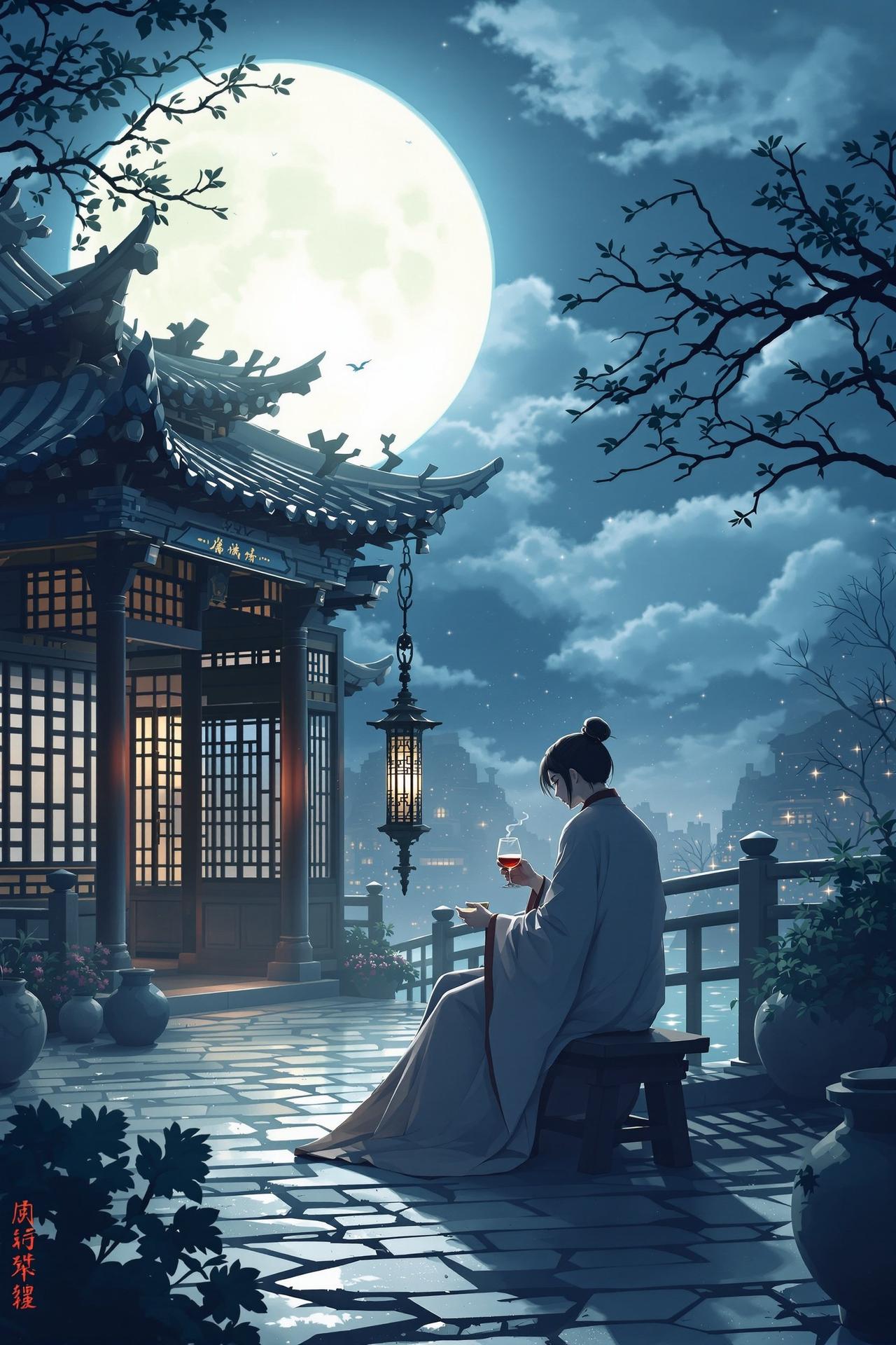 六漫画精选番剧 - 月下独酌